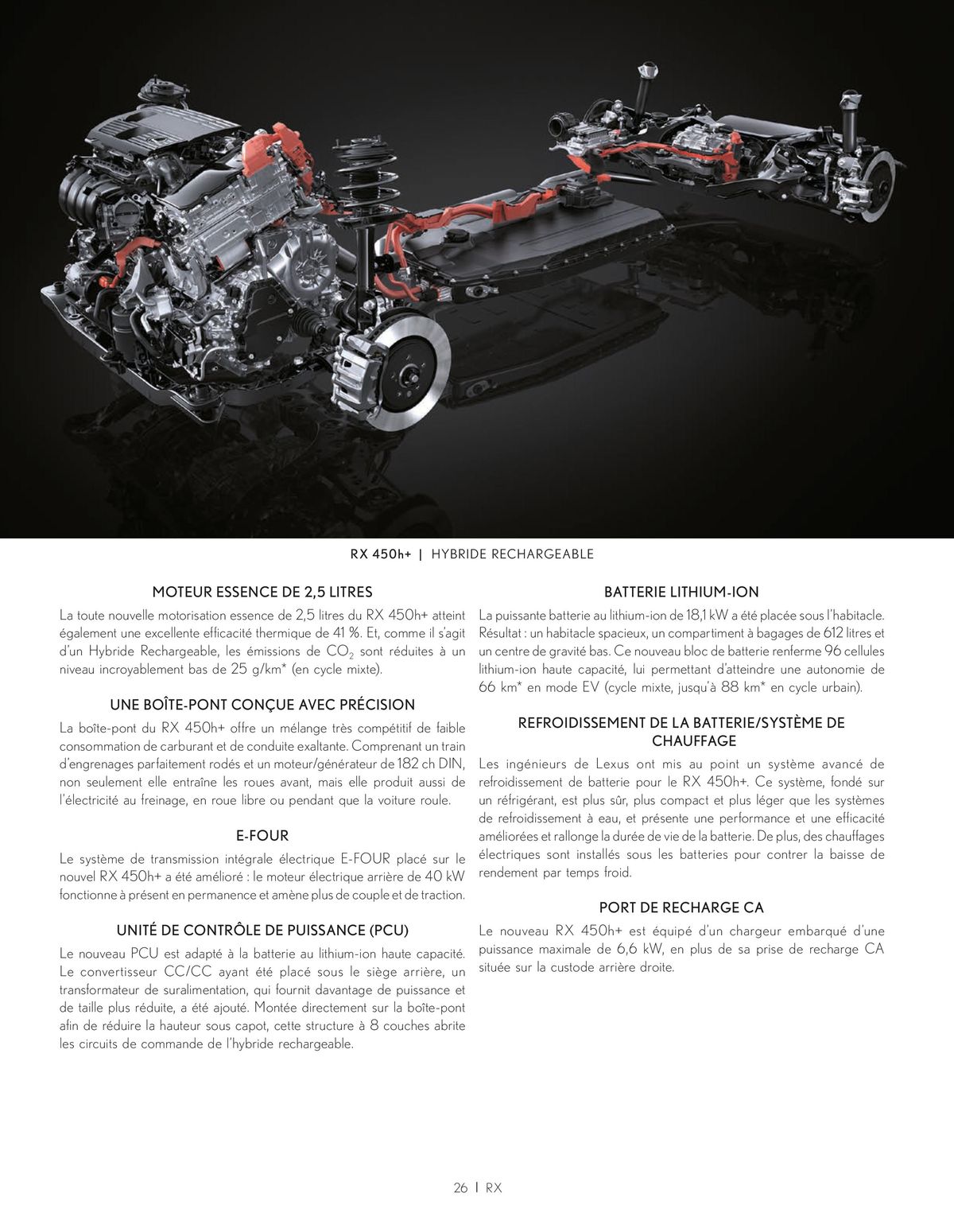 Catalogue Lexus NOUVEAU RX, page 00026