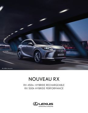 Catalogue Lexus à Bourg-en-Bresse | Lexus NOUVEAU RX | 24/06/2024 - 28/02/2025