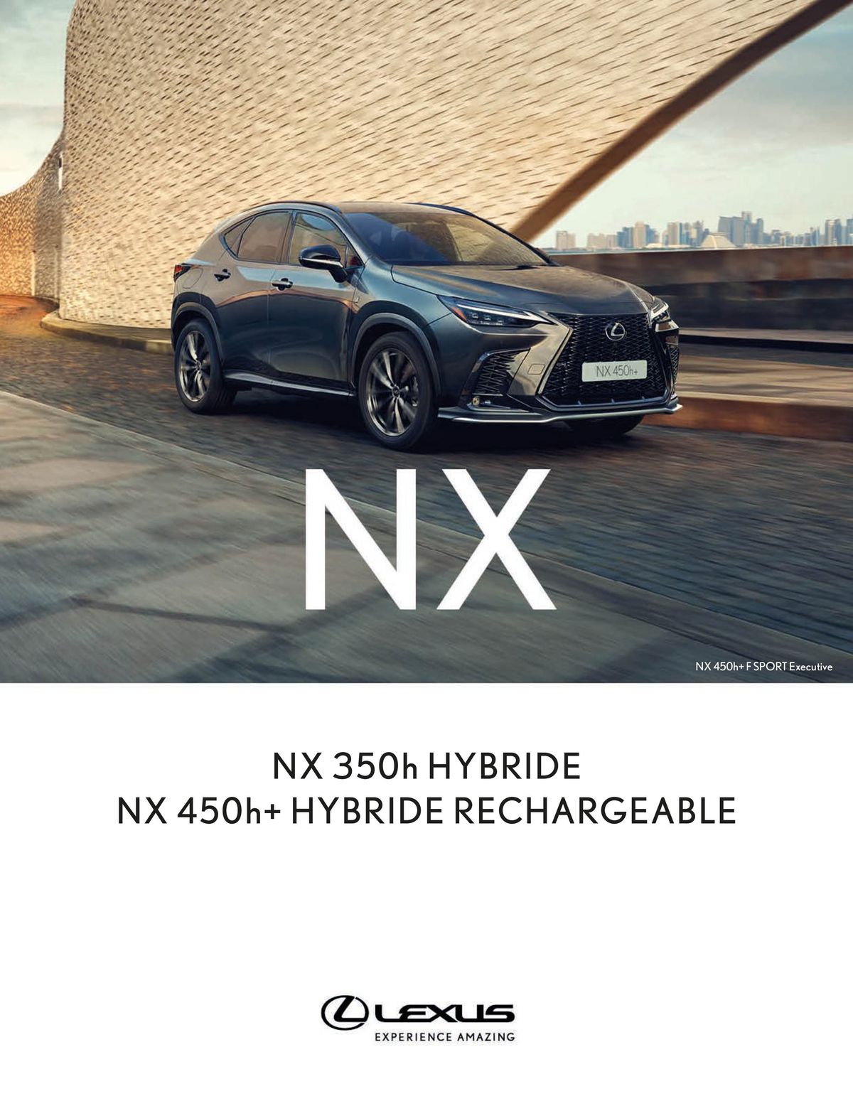 Catalogue Lexus NX 350h HYBRIDE NX 450h+ HYBRIDE RECHARGEABLE, page 00001