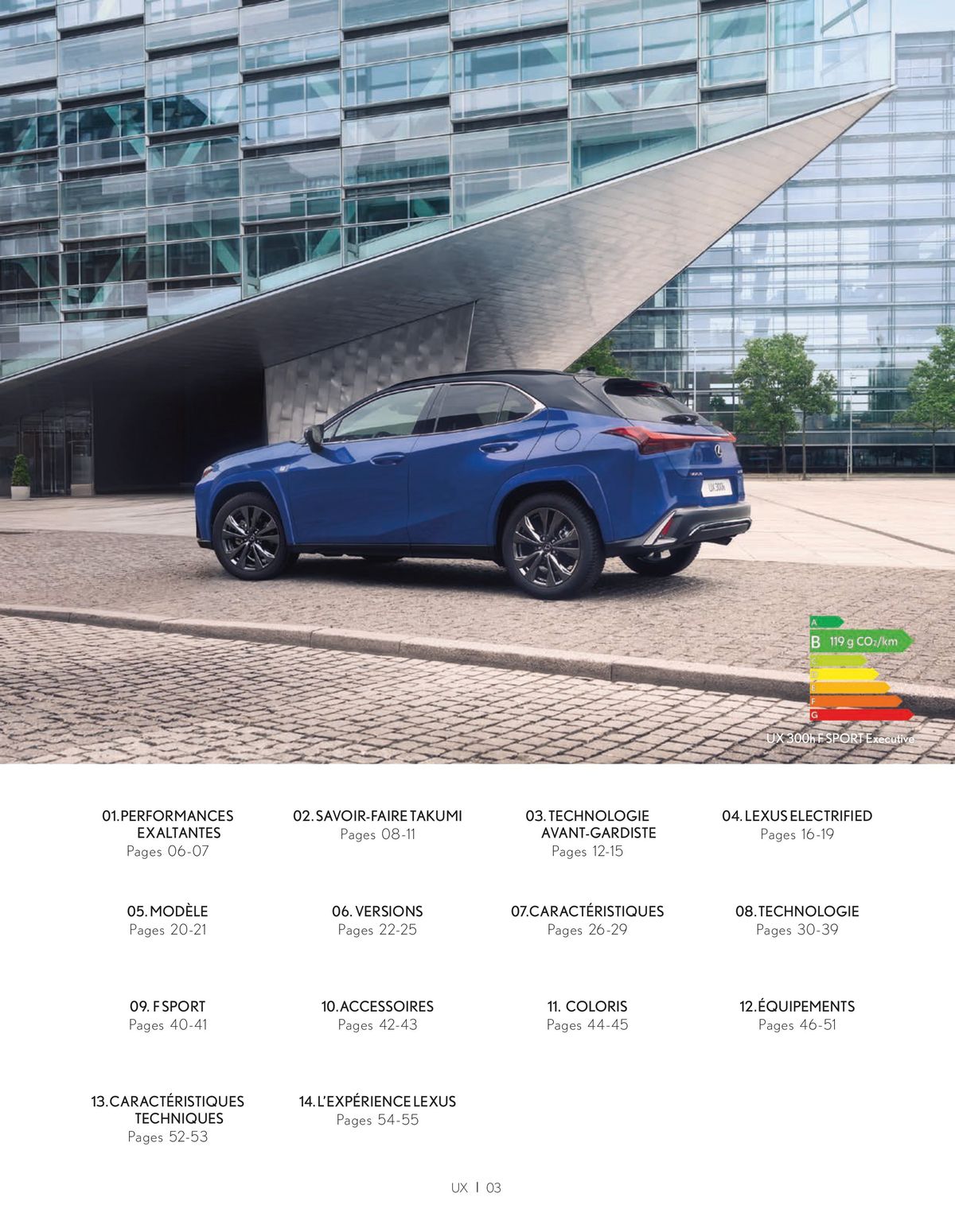 Catalogue Lexus HYBRIDE AUTO-RECHARGEABLE, page 00003