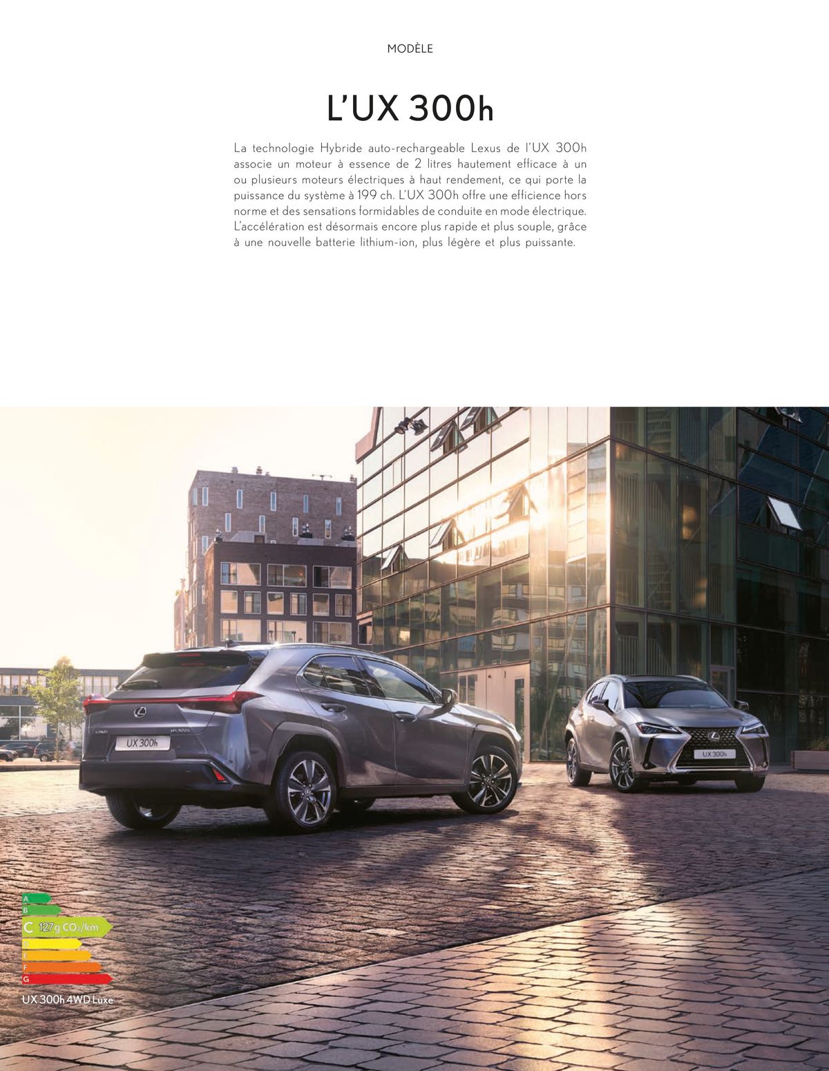 Catalogue Lexus HYBRIDE AUTO-RECHARGEABLE, page 00020