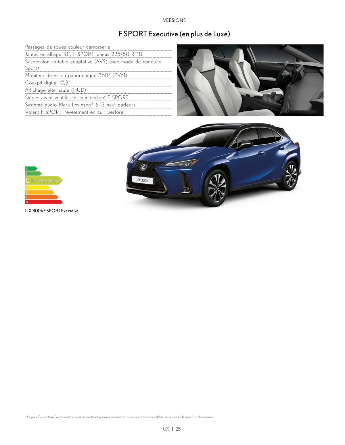 Catalogue Lexus HYBRIDE AUTO-RECHARGEABLE, page 00025