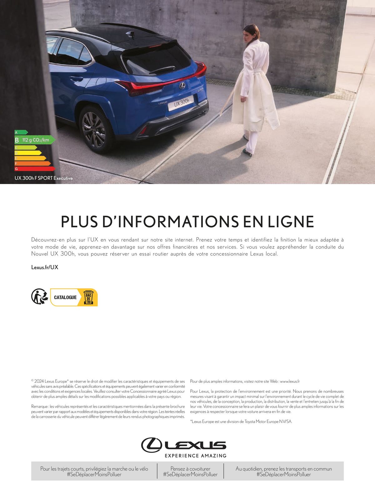 Catalogue Lexus HYBRIDE AUTO-RECHARGEABLE, page 00056