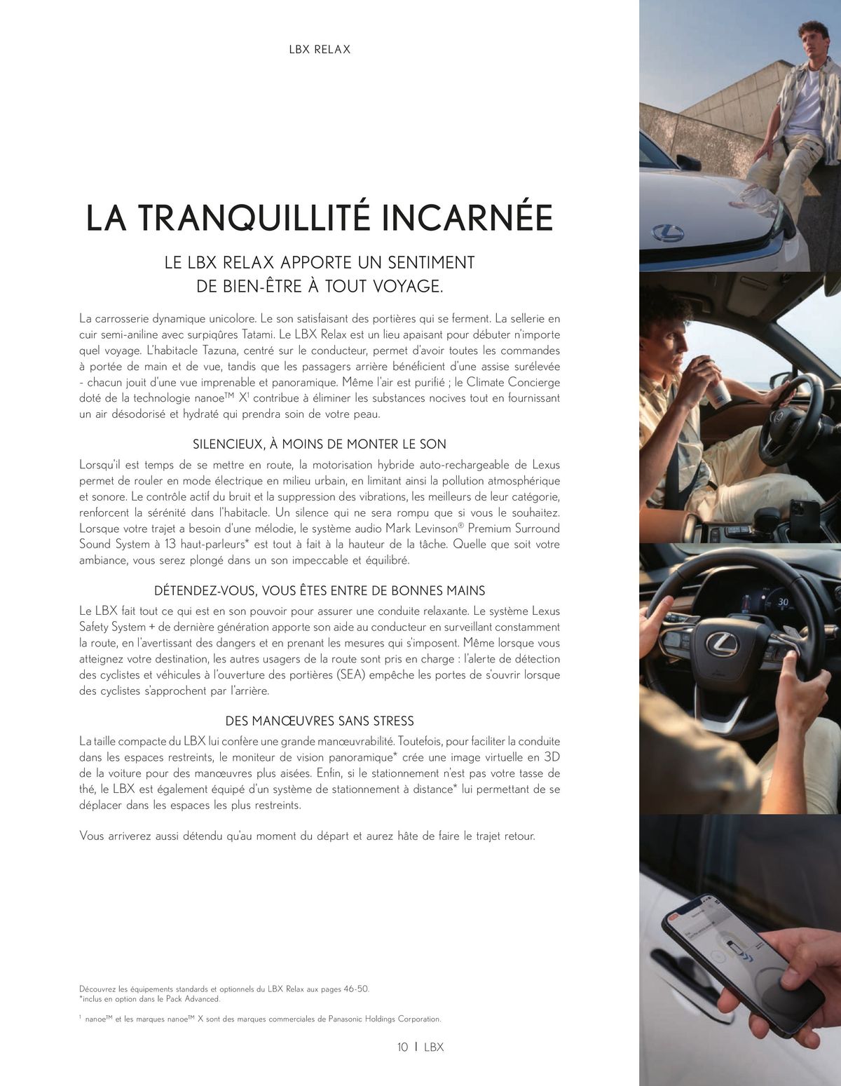 Catalogue Lexus LBX, page 00010