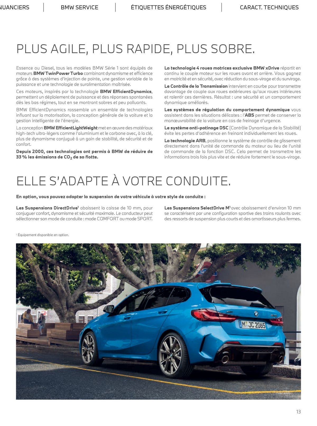 Catalogue THE BMW SÉRIE 1, page 00013