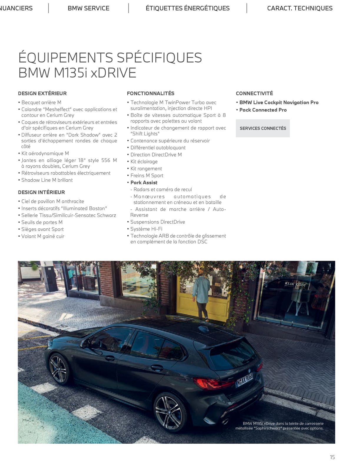 Catalogue THE BMW SÉRIE 1, page 00015