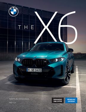 Catalogue BMW à Nice | THE X6 | 26/06/2024 - 31/01/2025
