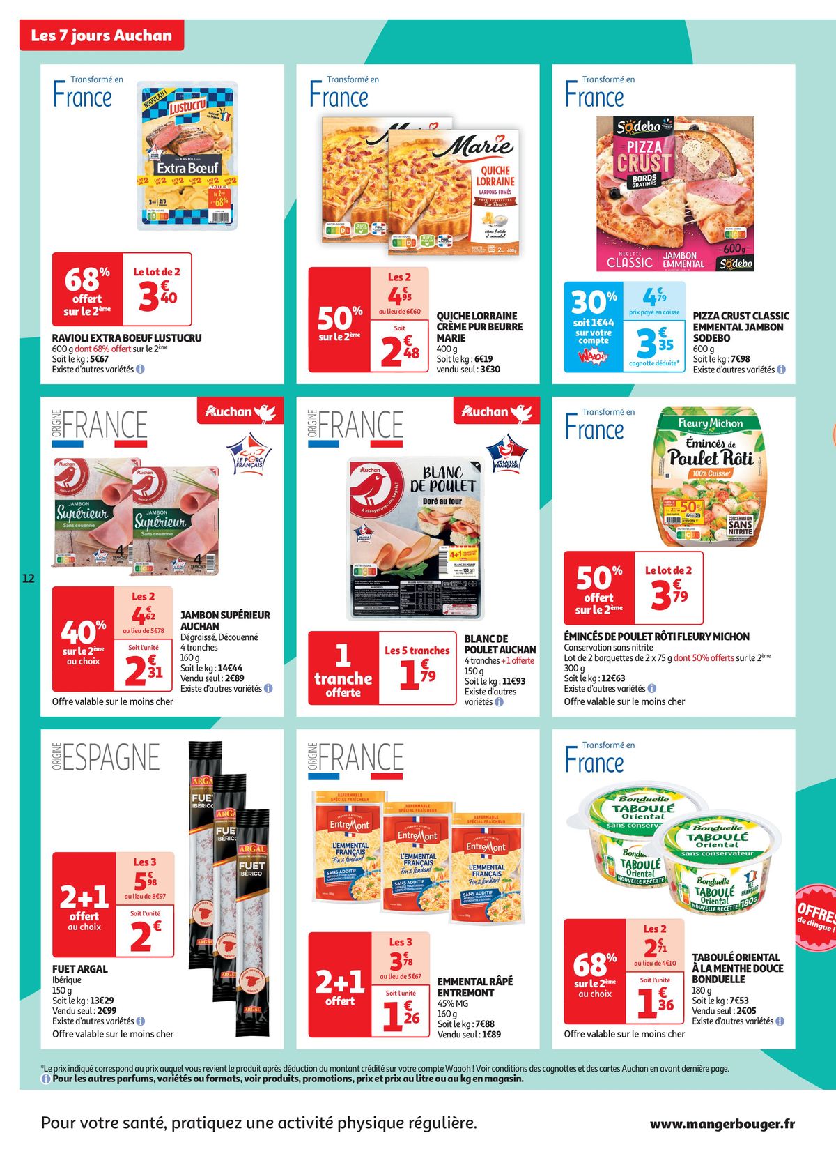 Catalogue C'est les 7 jours Auchan dans votre super !, page 00012