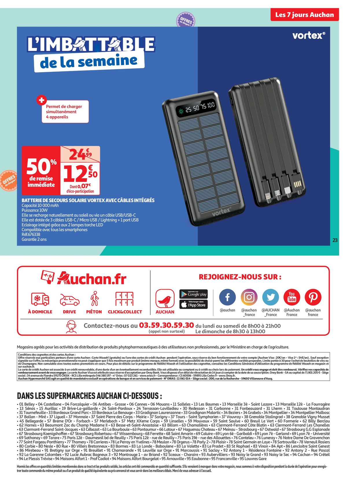 Catalogue C'est les 7 jours Auchan dans votre super !, page 00023