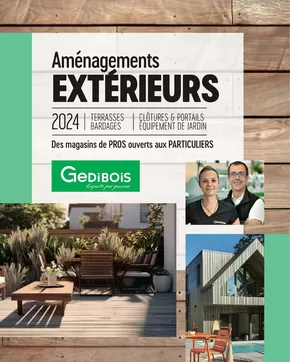 Catalogue Gédibois à Frontenex | Amenagements Exterieurs | 27/06/2024 - 31/12/2024