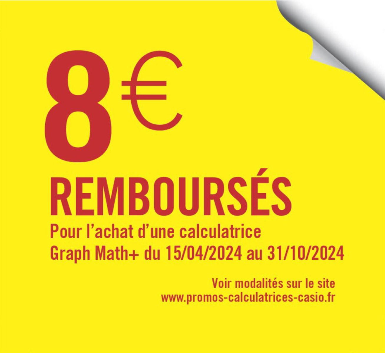 Catalogue 8€ REMBOURSÉS AVEC CASIO, page 00001