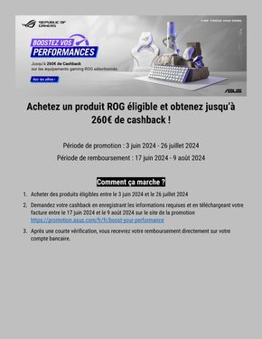 Catalogue LDLC à Marseille | JUSQU'À 260€ REMBOURSÉS AVEC ASUS | 27/06/2024 - 09/08/2024