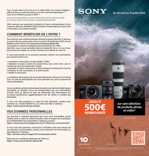 Catalogue LDLC à Marseille | JUSQU'À 500€ REMBOURSÉS AVEC SONY | 27/06/2024 - 31/07/2024