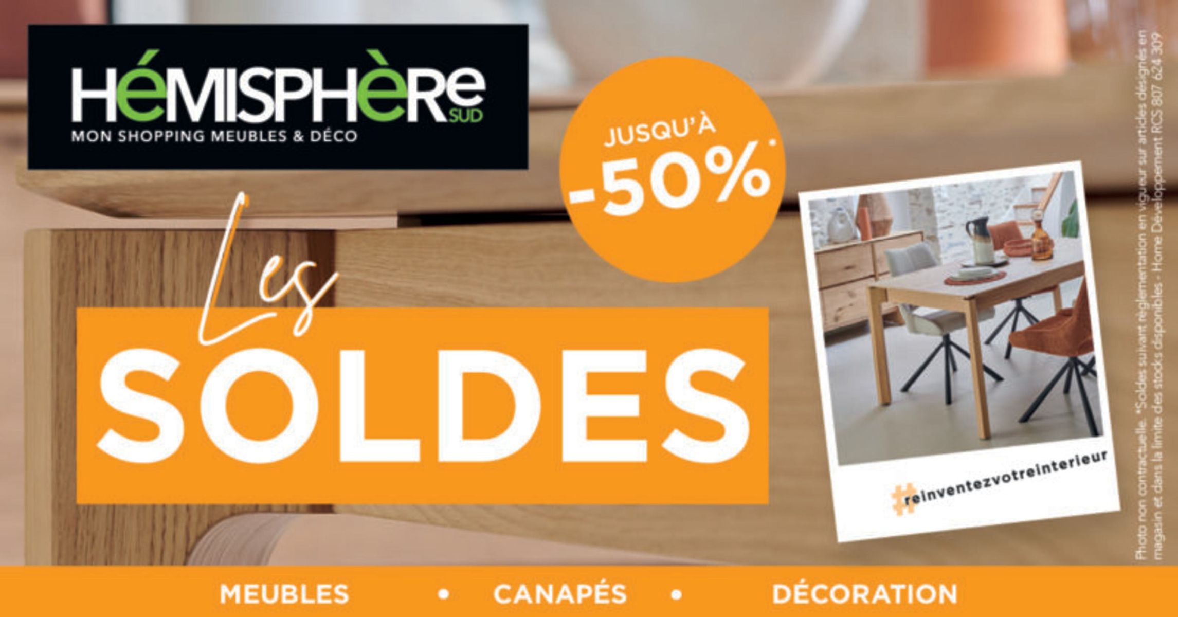 Catalogue SOLDES : jusqu’à -50% sur une sélection de meubles, canapés & décoration, page 00001