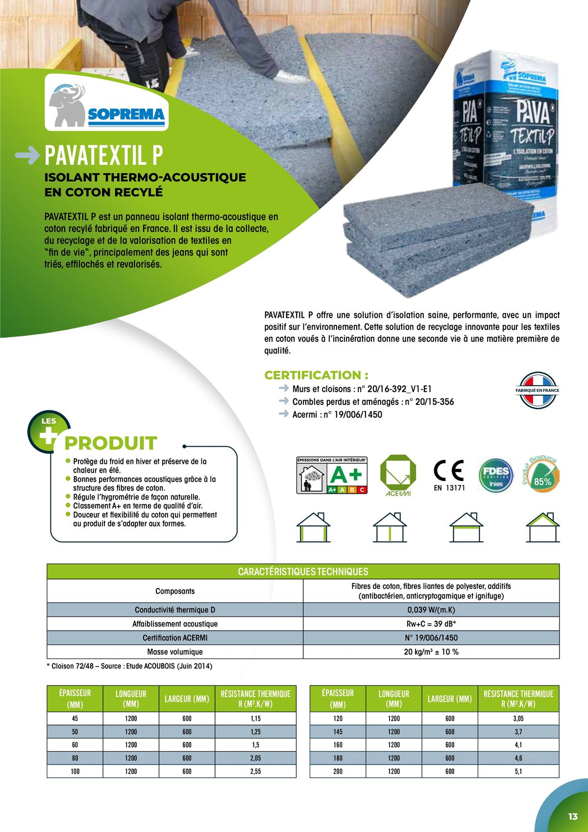 Catalogue Isolation Biosourcée & recyclée, page 00013