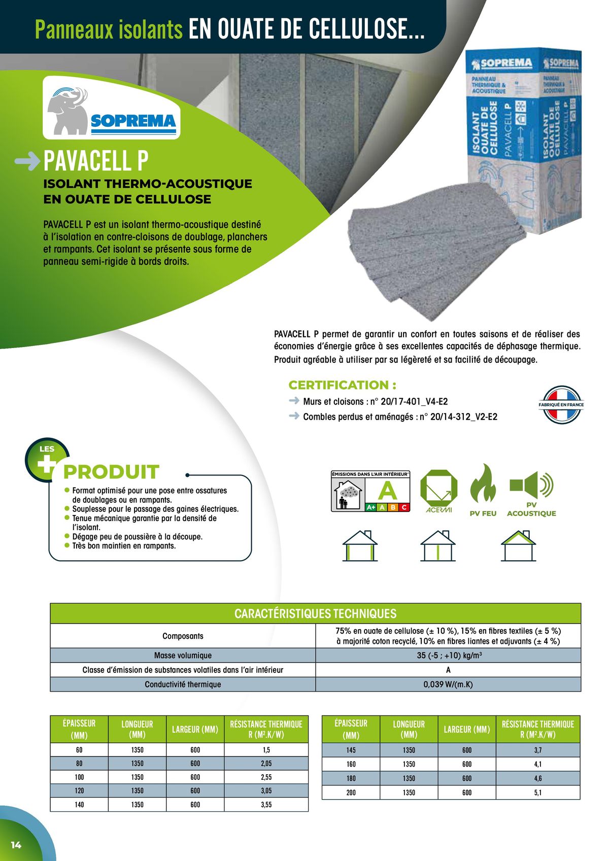 Catalogue Isolation Biosourcée & recyclée, page 00014