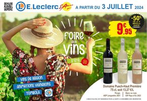 Catalogue E.Leclerc | Foire aux vins dété | 05/07/2024 - 03/08/2024