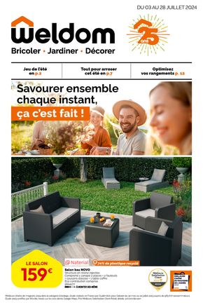Catalogue Weldom à Montigny-le-Bretonneux | Savourer ensemble chaque instant, ça c’est fait ! | 03/07/2024 - 28/07/2024