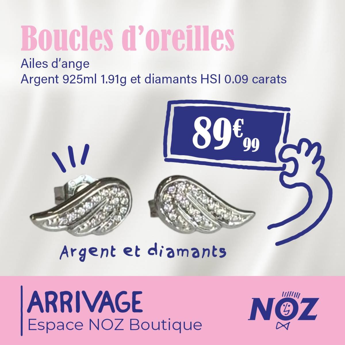 Catalogue Bijoux en argent 925ml et diamants Retrouvez des bagues, boucles d’oreilles, colliers et bracelets !, page 00003
