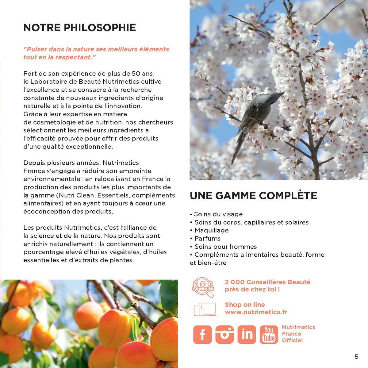 Catalogue Nouvelle Catalogue Nutrimetics, page 00005