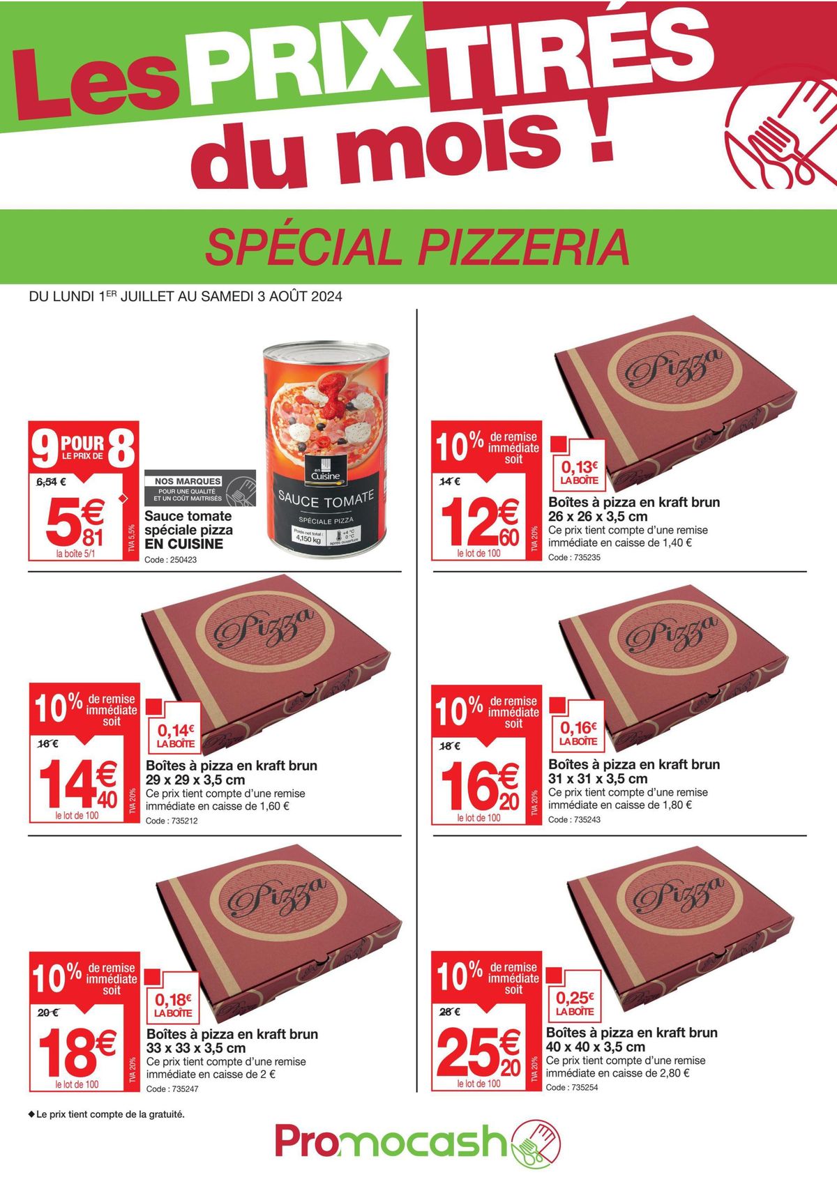 Catalogue Spécial pizzeria, page 00003