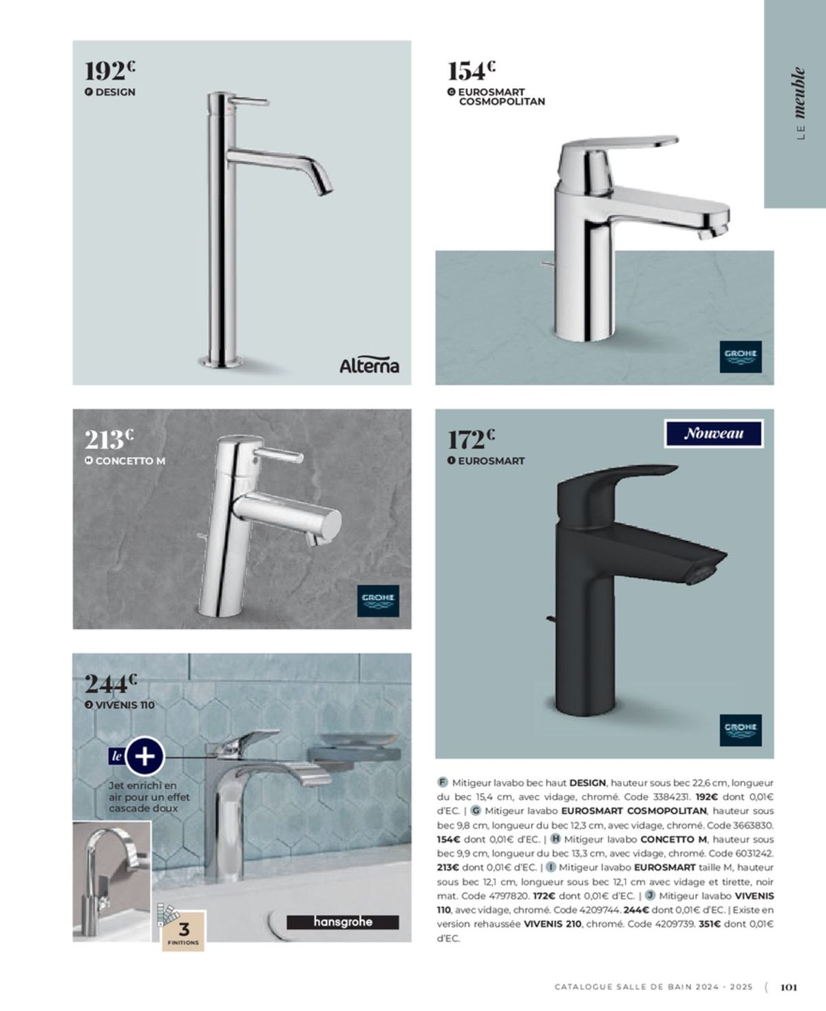 Catalogue Cedeo Salle de bain, page 00003