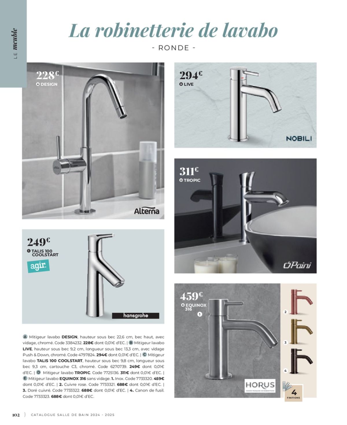 Catalogue Cedeo Salle de bain, page 00004