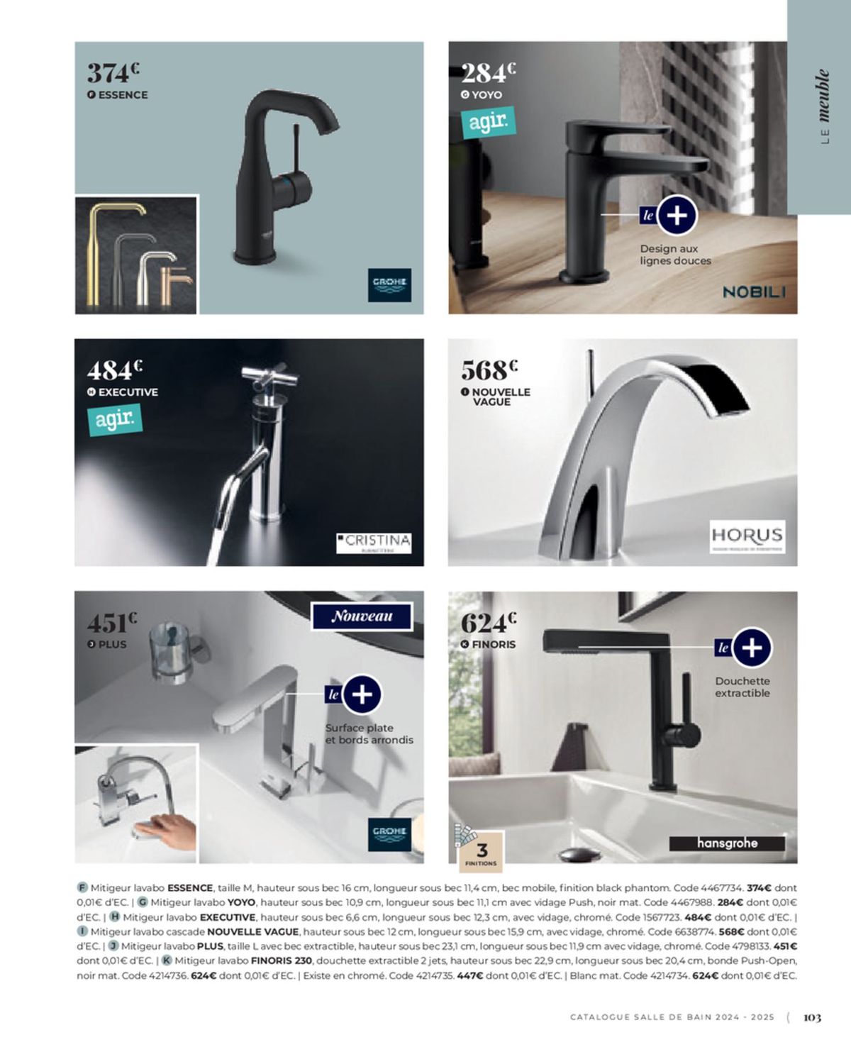 Catalogue Cedeo Salle de bain, page 00005