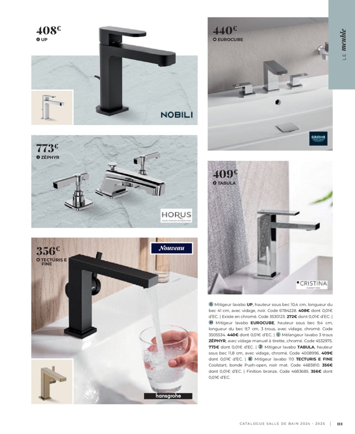 Catalogue Cedeo Salle de bain, page 00013