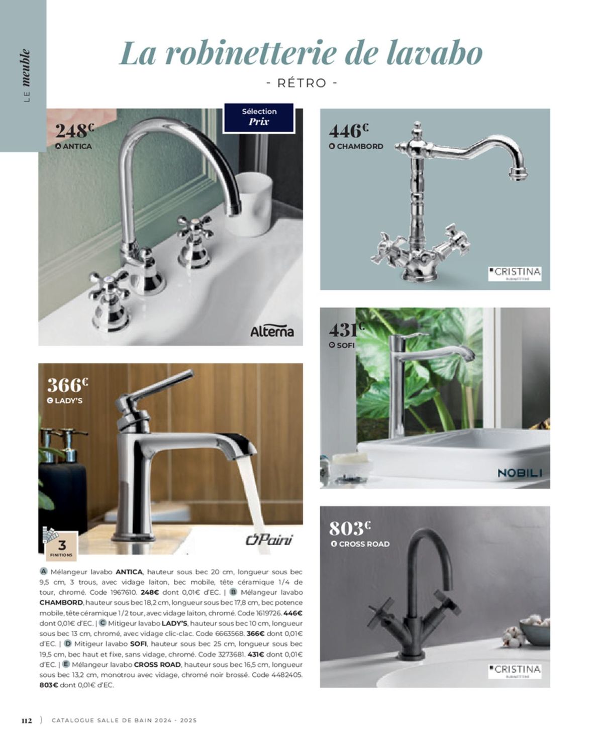 Catalogue Cedeo Salle de bain, page 00014