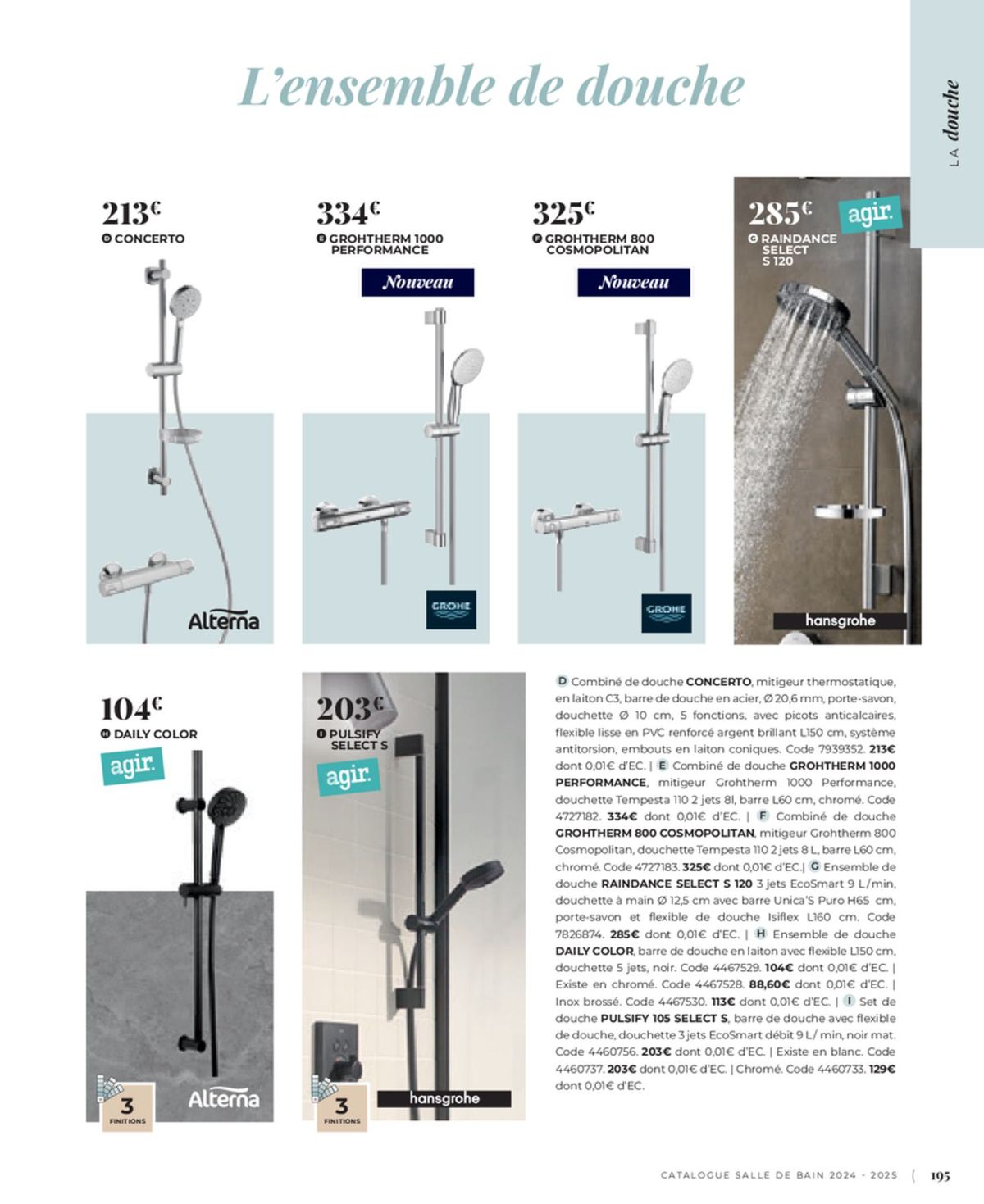 Catalogue Cedeo Salle de bain, page 00105