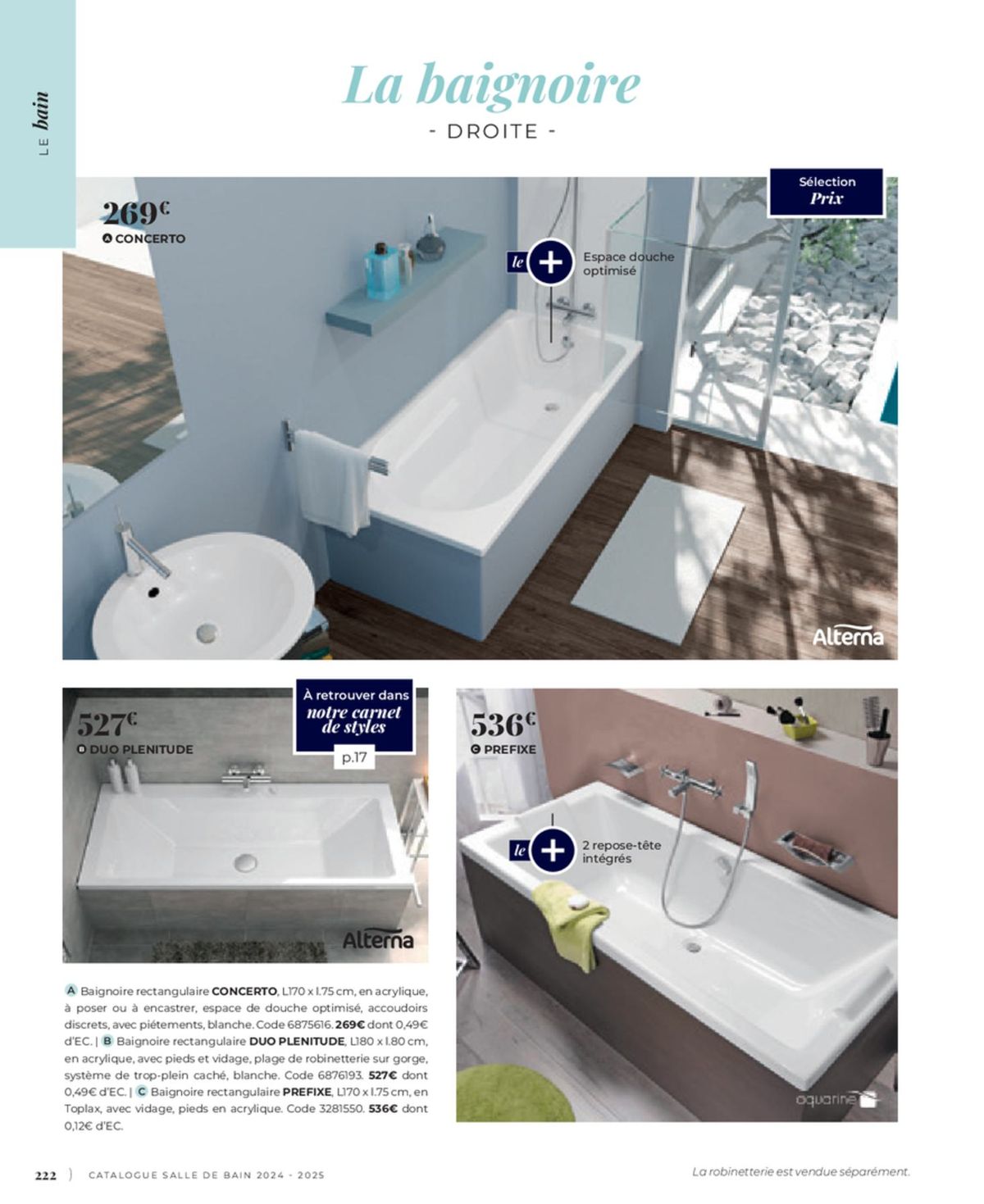 Catalogue Cedeo Salle de bain, page 00136