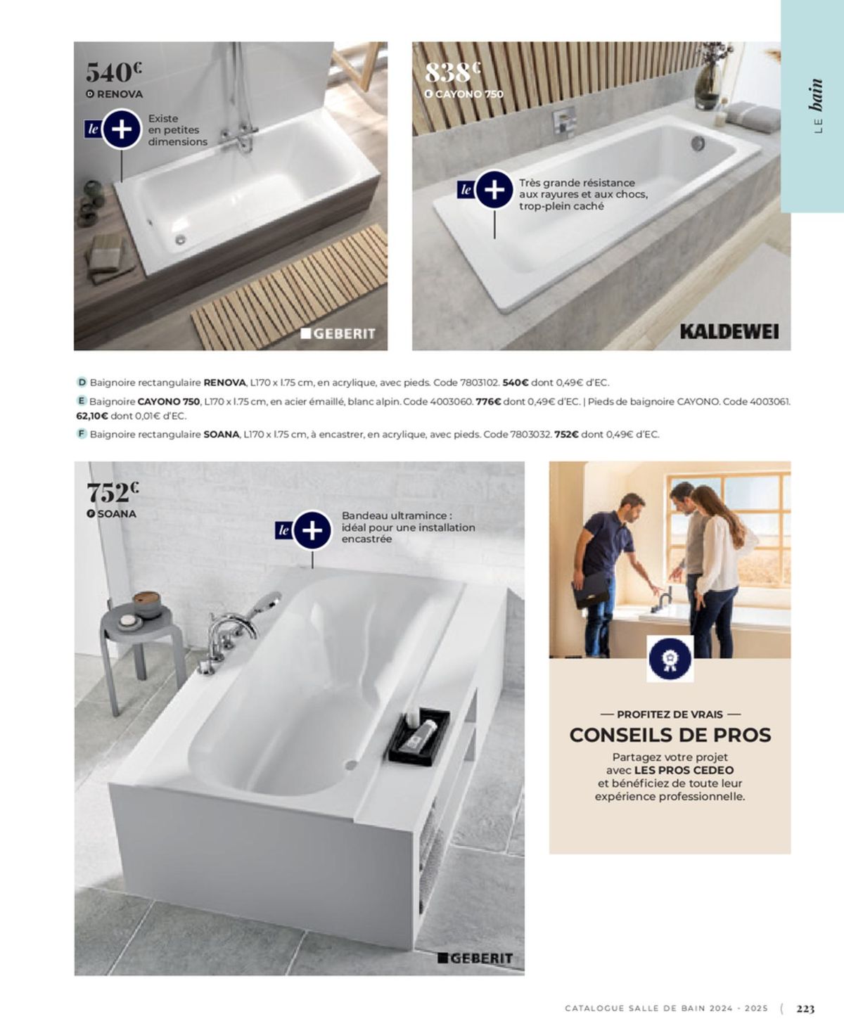 Catalogue Cedeo Salle de bain, page 00137