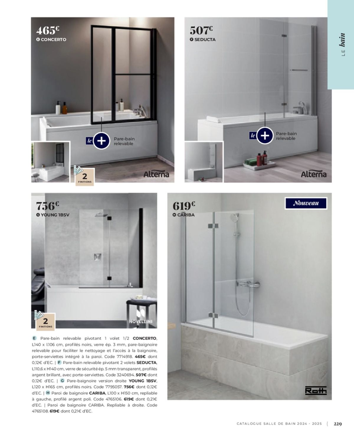Catalogue Cedeo Salle de bain, page 00143