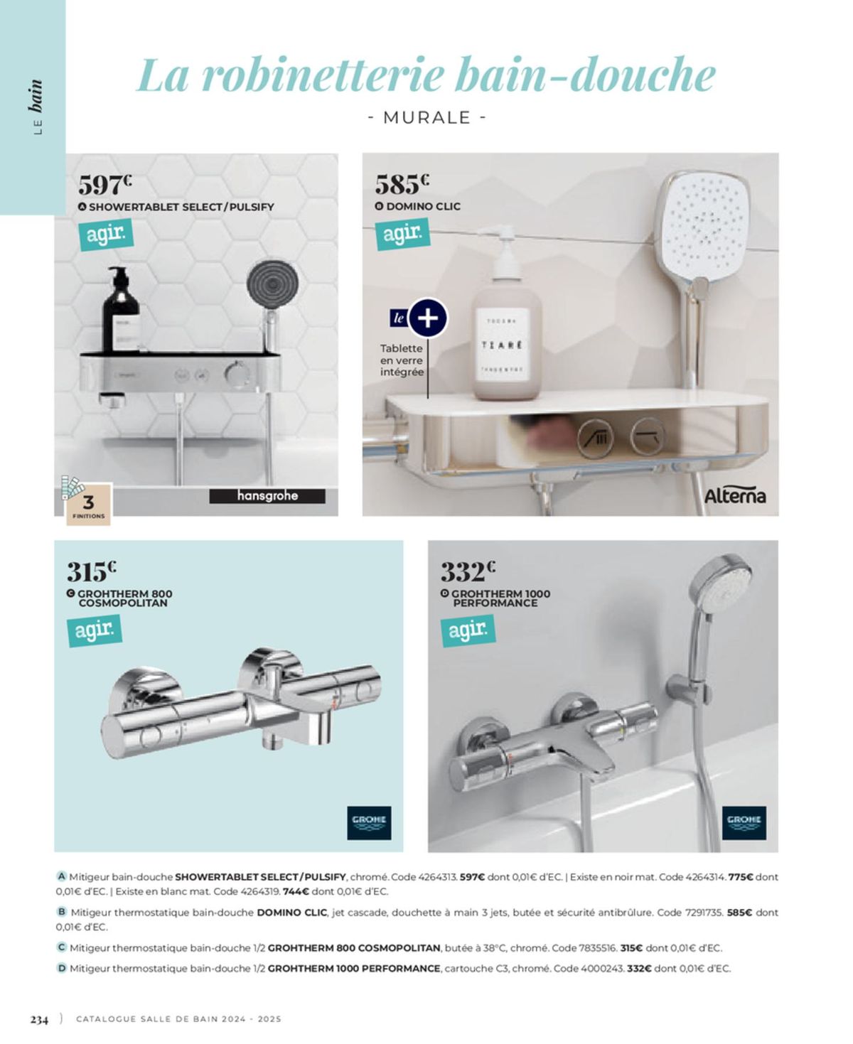 Catalogue Cedeo Salle de bain, page 00149
