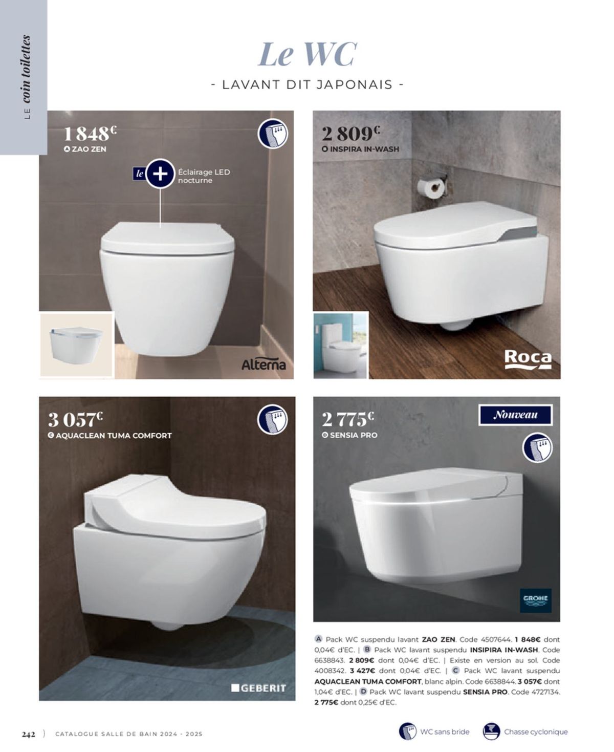 Catalogue Cedeo Salle de bain, page 00158
