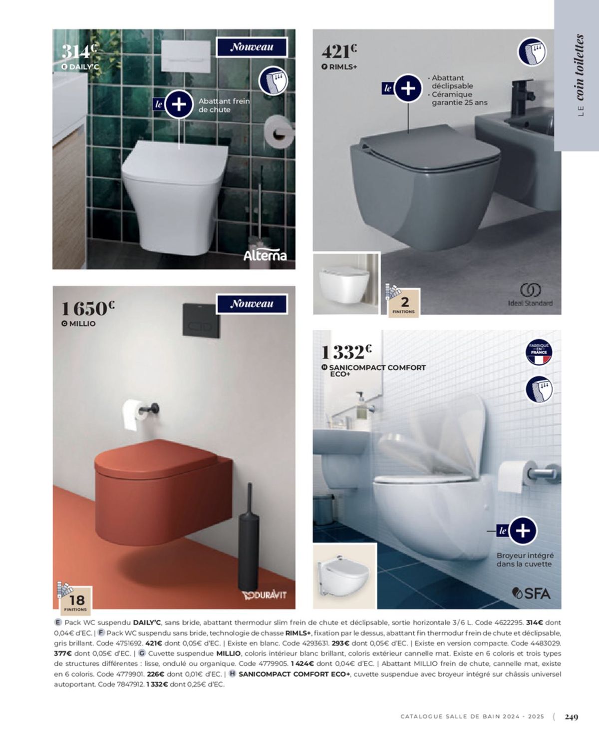 Catalogue Cedeo Salle de bain, page 00165
