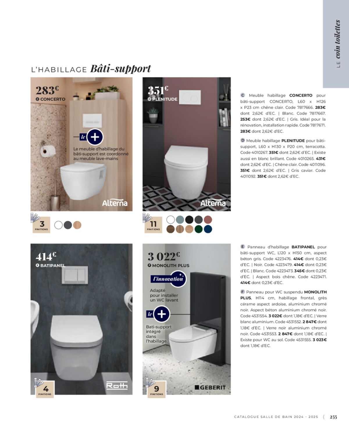 Catalogue Cedeo Salle de bain, page 00172