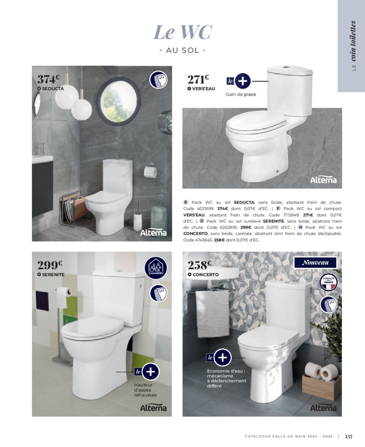 Catalogue Cedeo Salle de bain, page 00174