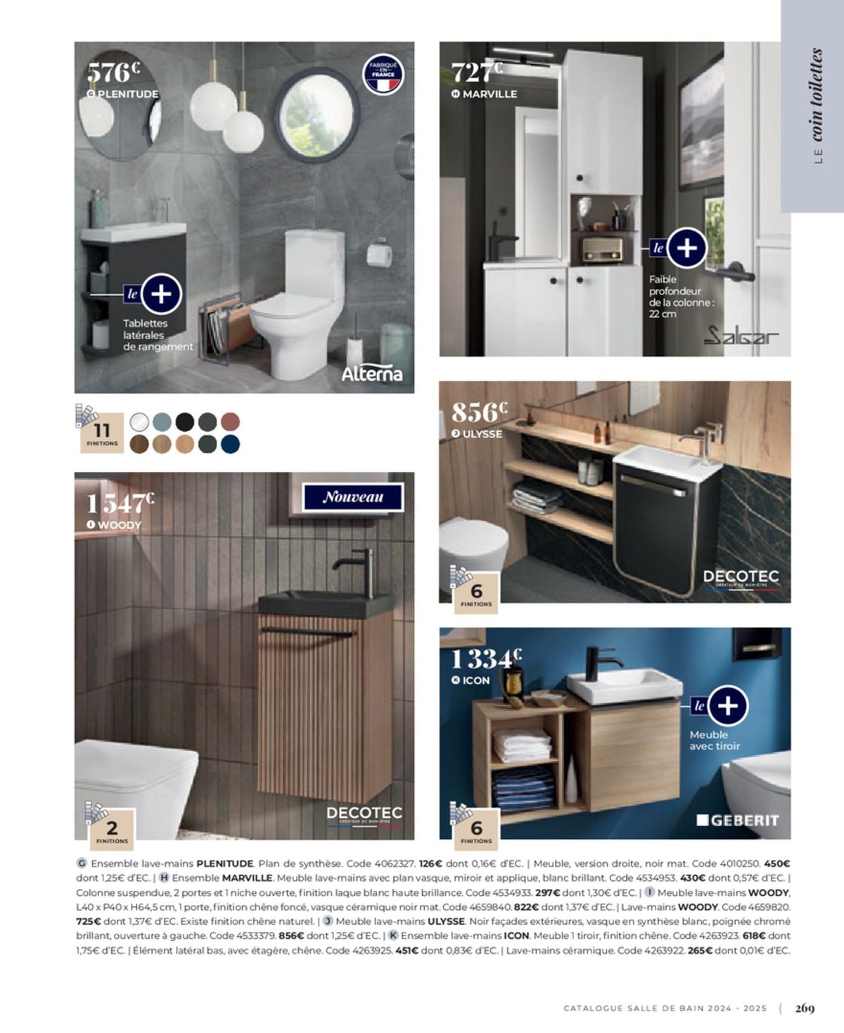 Catalogue Cedeo Salle de bain, page 00187