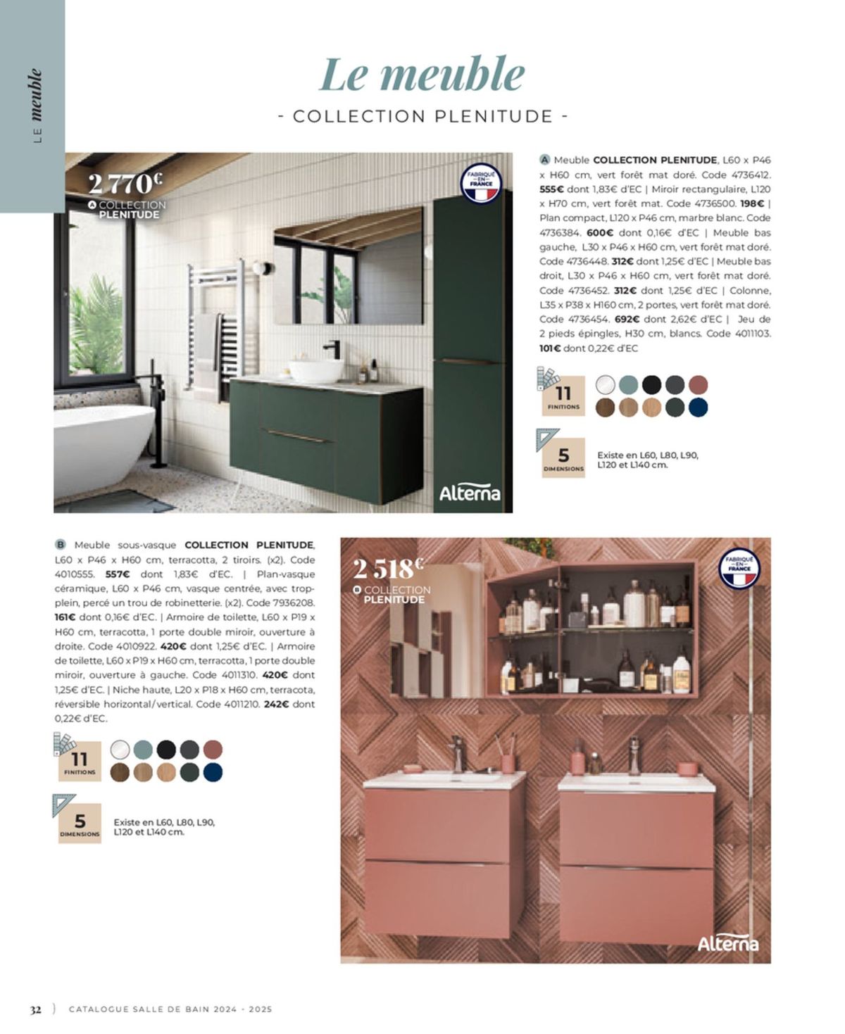 Catalogue Cedeo Salle de bain, page 00241