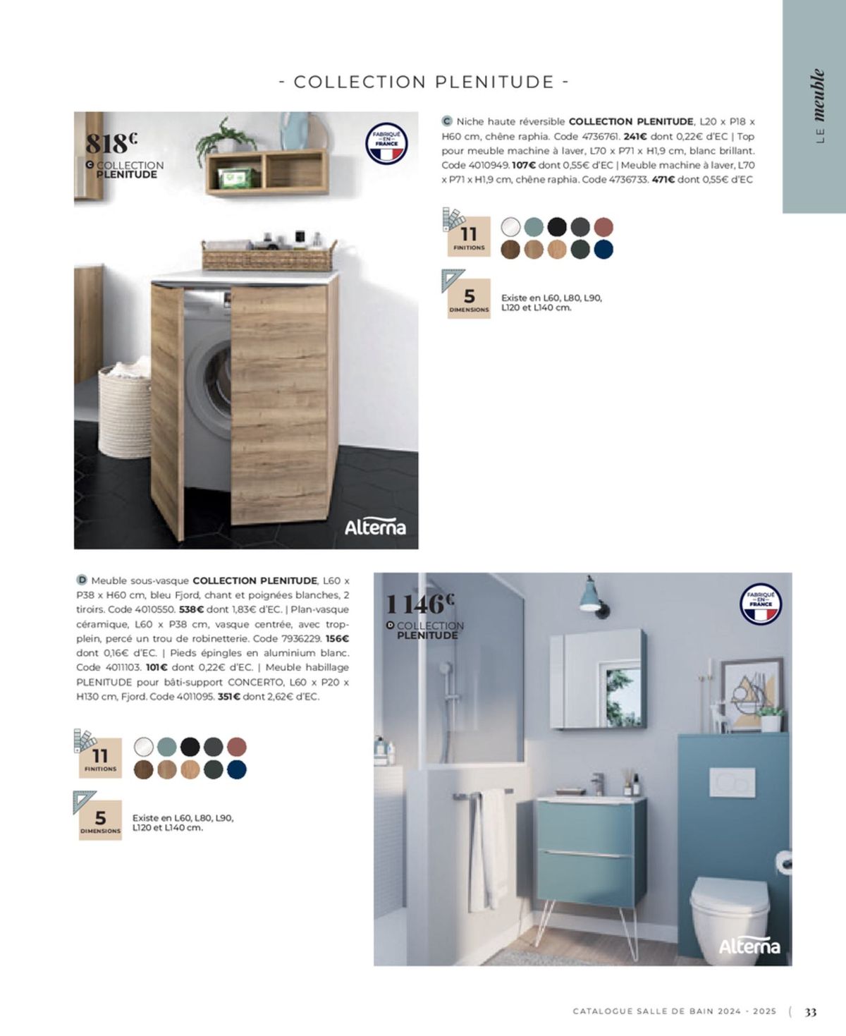Catalogue Cedeo Salle de bain, page 00256