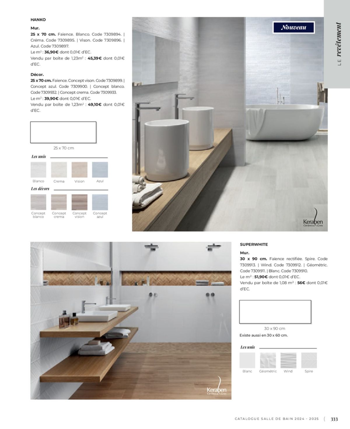 Catalogue Cedeo Salle de bain, page 00259