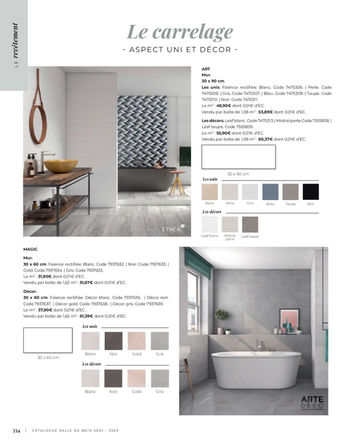 Catalogue Cedeo Salle de bain, page 00260