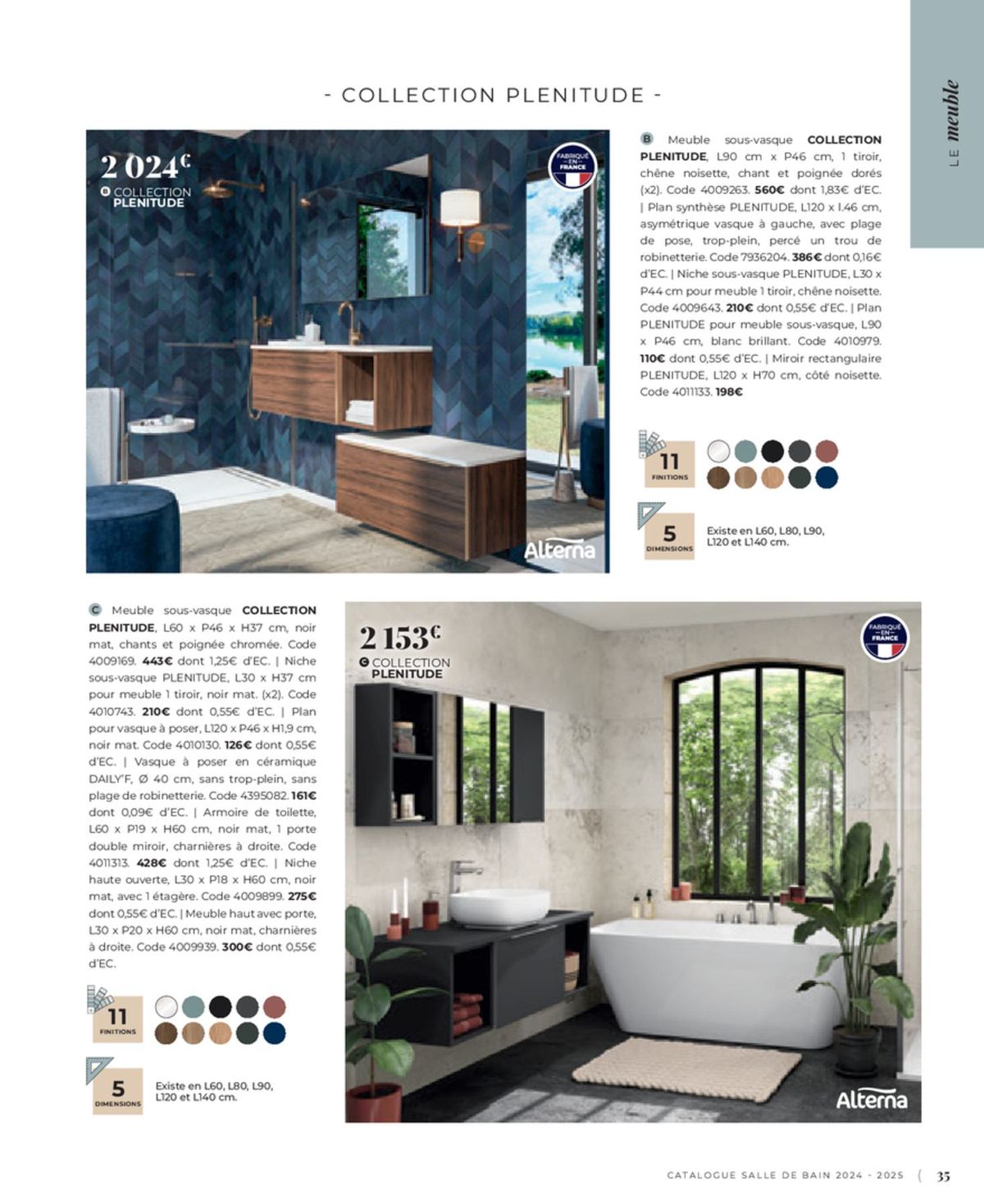 Catalogue Cedeo Salle de bain, page 00273