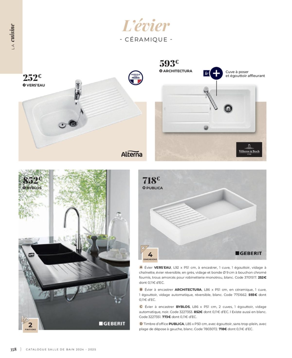 Catalogue Cedeo Salle de bain, page 00286