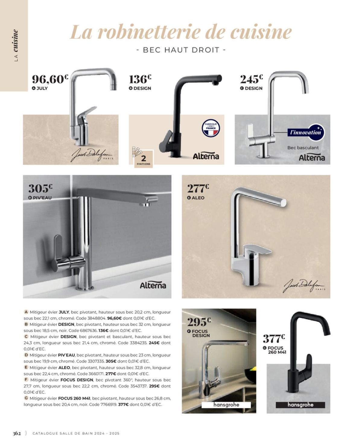 Catalogue Cedeo Salle de bain, page 00291
