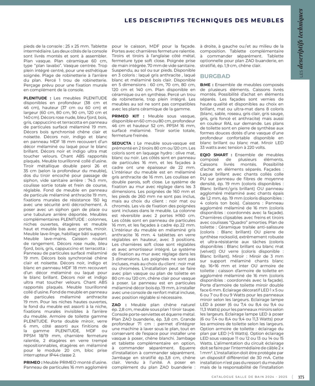 Catalogue Cedeo Salle de bain, page 00305