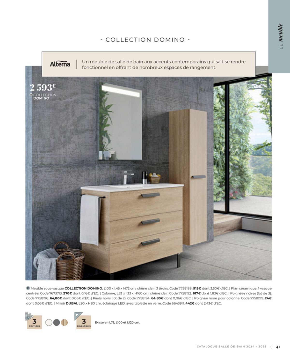 Catalogue Cedeo Salle de bain, page 00323