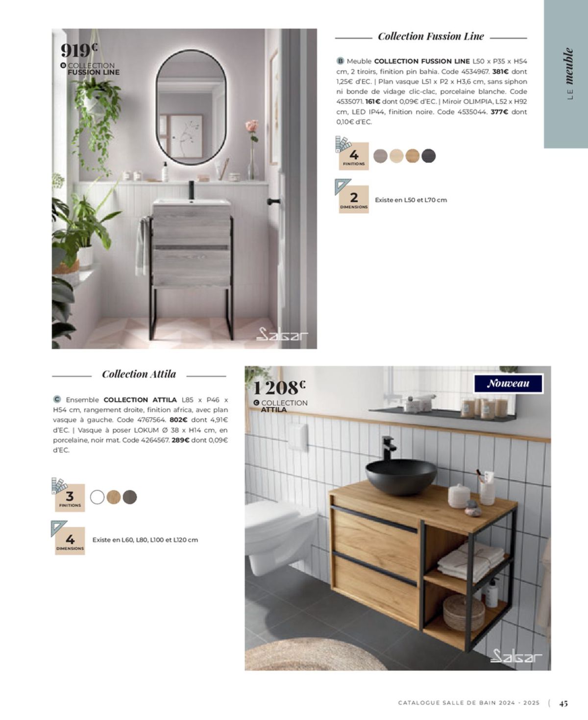 Catalogue Cedeo Salle de bain, page 00327